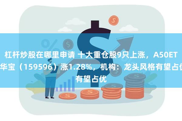 杠杆炒股在哪里申请 十大重仓股9只上涨，A50ETF华宝（159596）涨1.28%，机构：龙头风格有望占优